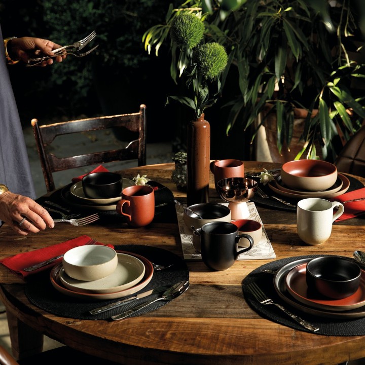 Sambonet Set di 6 forchettine Jungle in acciaio inox