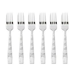 Sambonet Set di 6 forchettine Jungle in acciaio inox