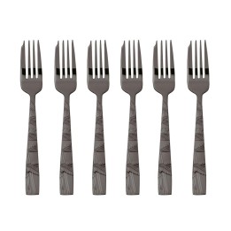 Sambonet Set di 6 forchettine da dolce Jungle PVD Black