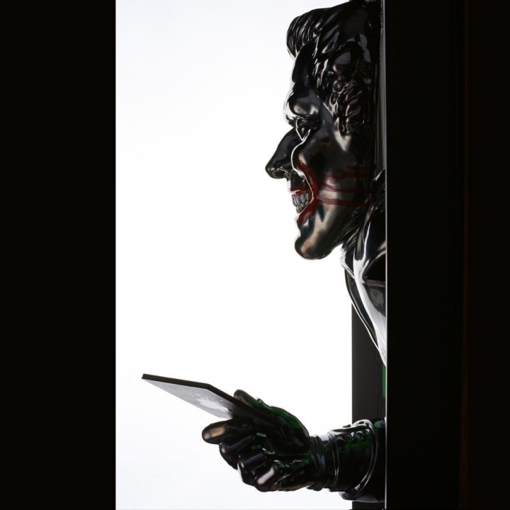 Macrì Quadro scultura Joker con mano 38 × 69 cm