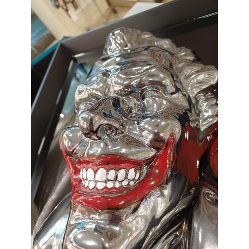 Quadro Scultura Testa Joker Macrì 35x45...