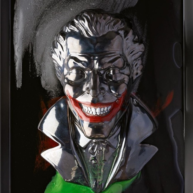 QUADRO SCULTURA TESTA JOKER