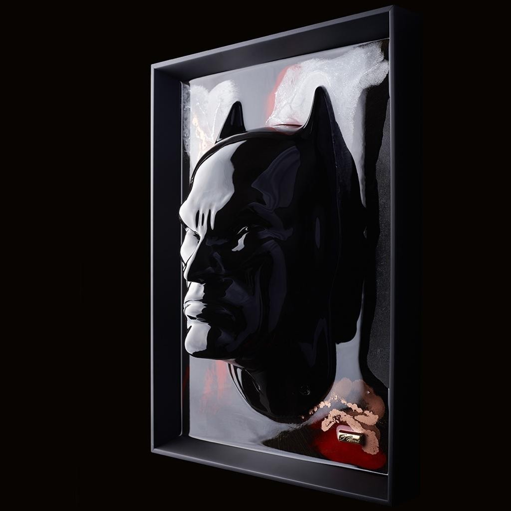 Macrì quadro con testa di Batman - Limited Edition 35x45cm