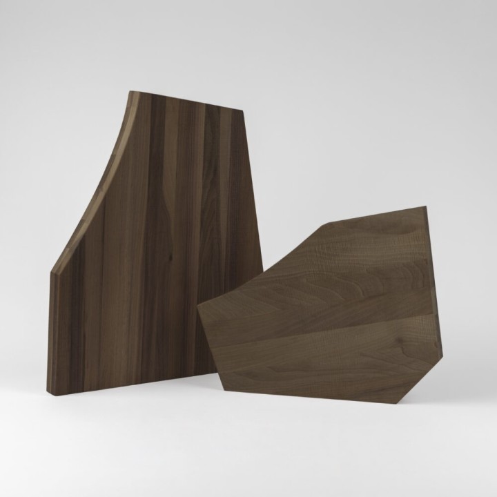 KnIndustrie Tagliere scultura Materials in frassino 30 × 40
