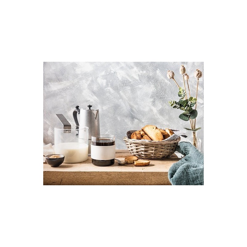 THEKETTLE BOLLILATTE VETRO 12 CM