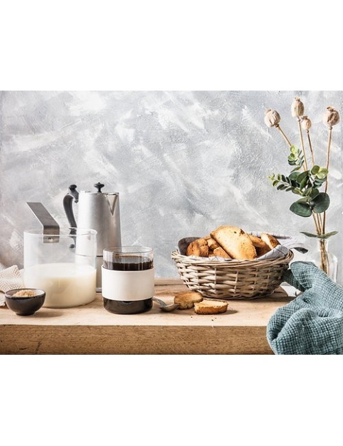 THEKETTLE BOLLILATTE VETRO 12 CM