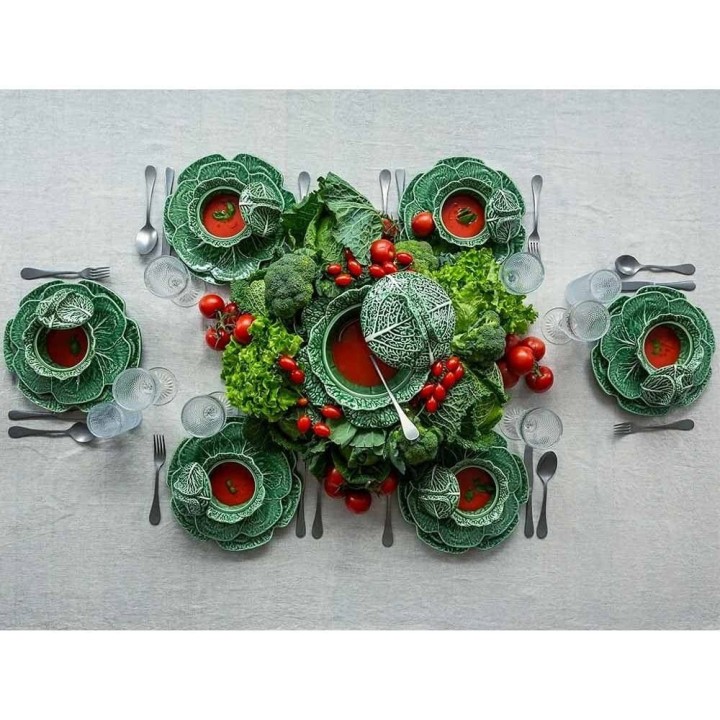Bordallo Pinheiro 2 zuppiere Cabbage da 0,2 litri