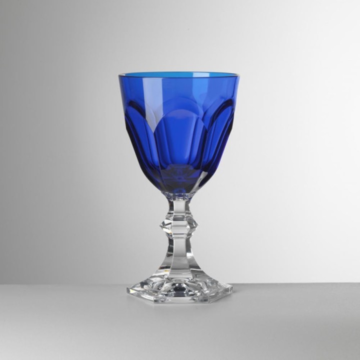 Mario Luca Giusti 6 calici da vino Dolce Vita blu da 120 ml