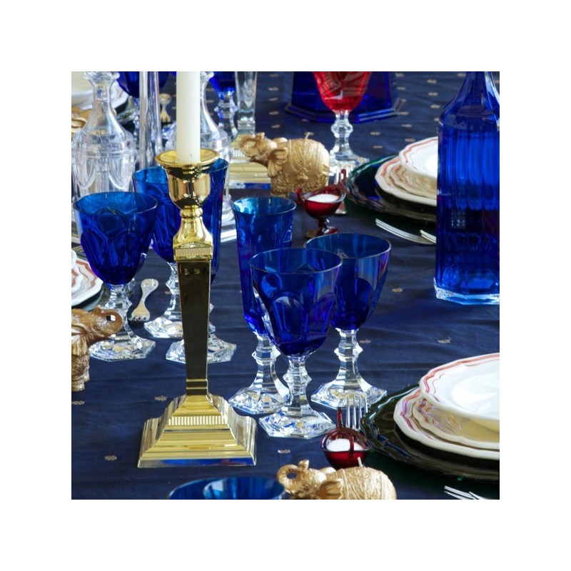 SET 6  FLUTE CHAMPAGNEDOLCE VITA  ROYAL BLU