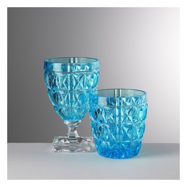 SET 6 BICCHIERE STELLA  ACQUA TURCHESE