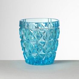 Mario Luca Giusti 6 bicchieri da acqua Stella turchese