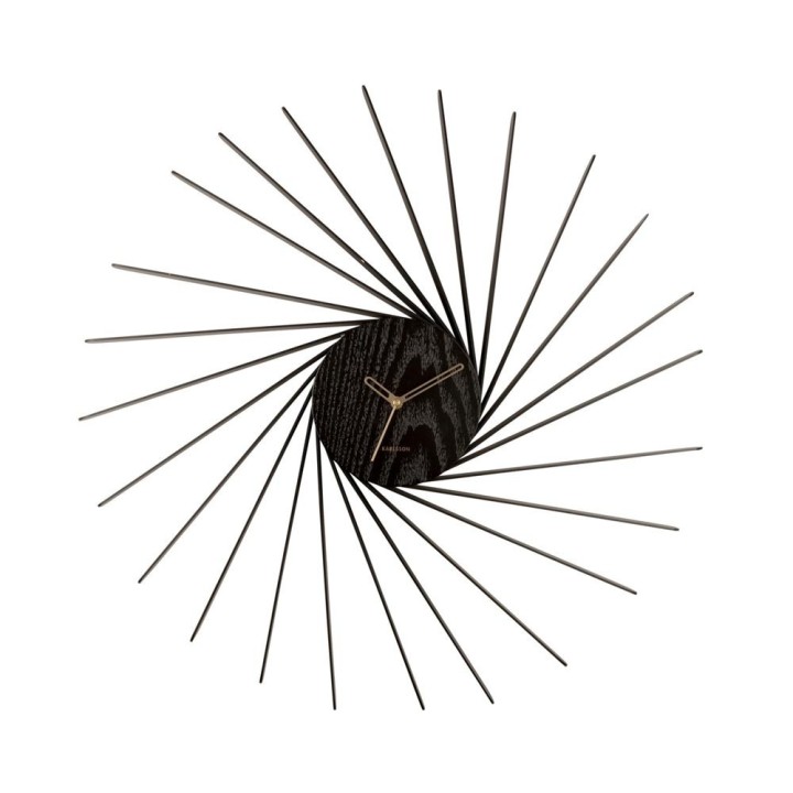 Karlsson Orologio Helix XL nero e oro Ø 68 cm