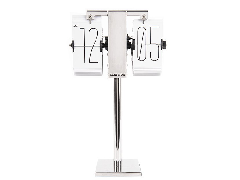 orologio da tavolo Globe bianco Ø21cm