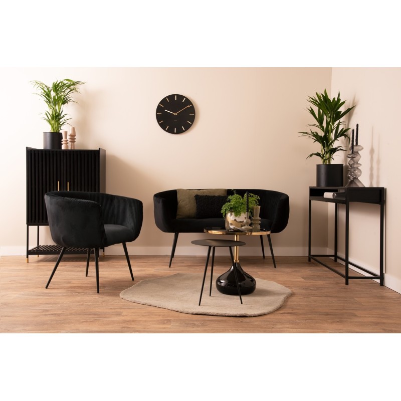 SIDE TABLE ENAMEL LARGE BLACK
