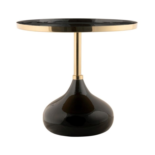 SIDE TABLE ENAMEL LARGE BLACK