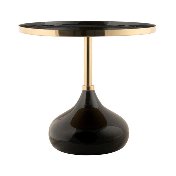 Karlsson Tavolino Enamel large nero Ø 50 cm