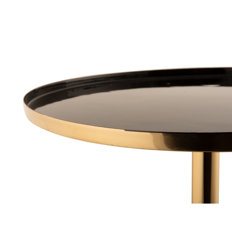SIDE TABLE ENAMEL LARGE BLACK