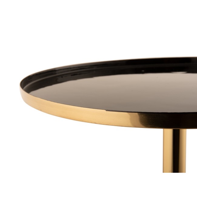 SIDE TABLE ENAMEL LARGE BLACK