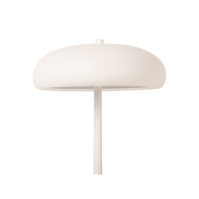 Table lamp shroom iron white