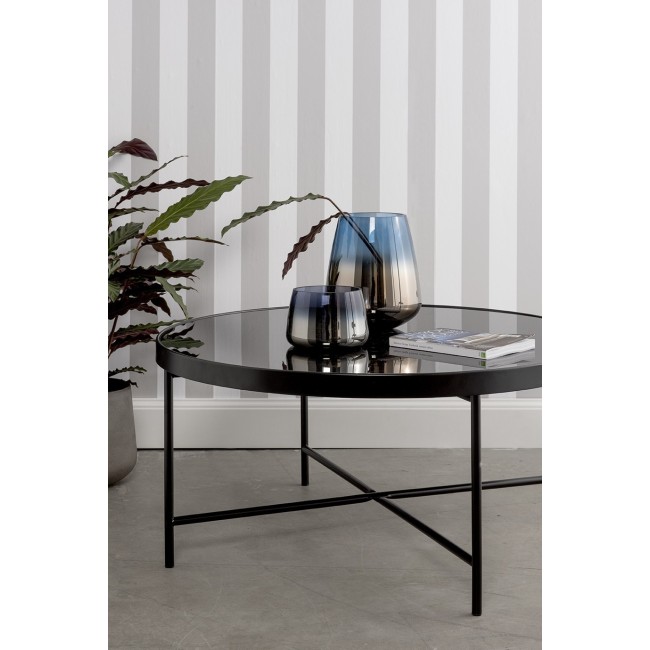 Coffee table Smooth XL matt black, b
D. 82,5cm, H.