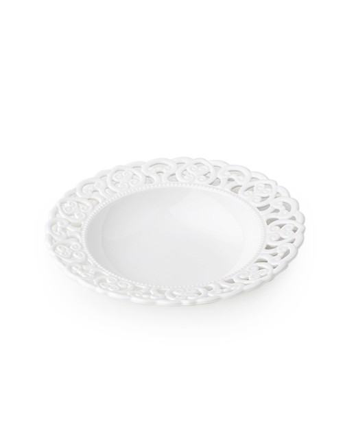 Hervit box 2 piatti fondi porcellana traforata cod. 26885 Hervit box 2 piatti fondi porcellana traforata cod. 26885