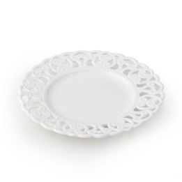 Hervit box 2 piatti piani porcellana traforata cod. 26883
