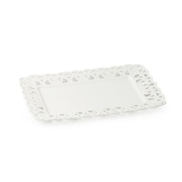 Hervit vassoio rettangolare porcellana traforata cod. 27300