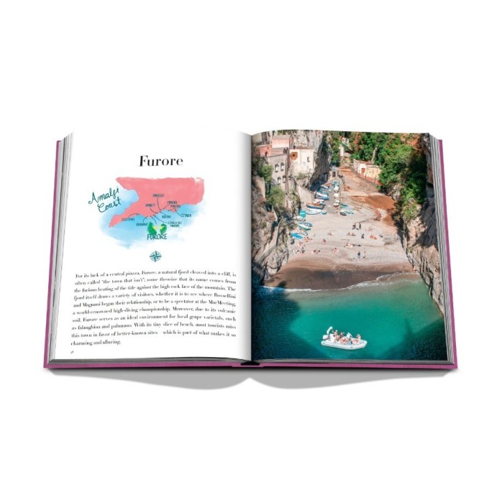 Assouline Libro Amalfi Coast copertina in lino