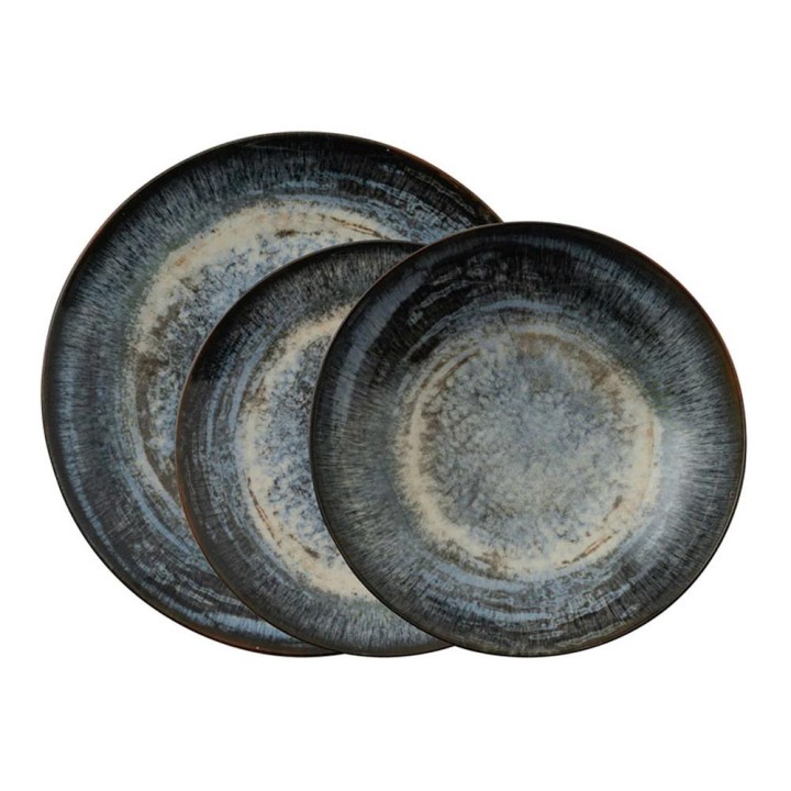 Arthur Krupp Set di 12 piatti Galaxy Neptune per 4 persone
