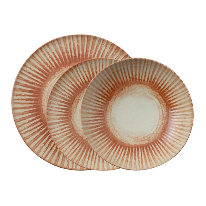 Arthur Krupp Set di 12 piatti Sunlight Red per 4 persone