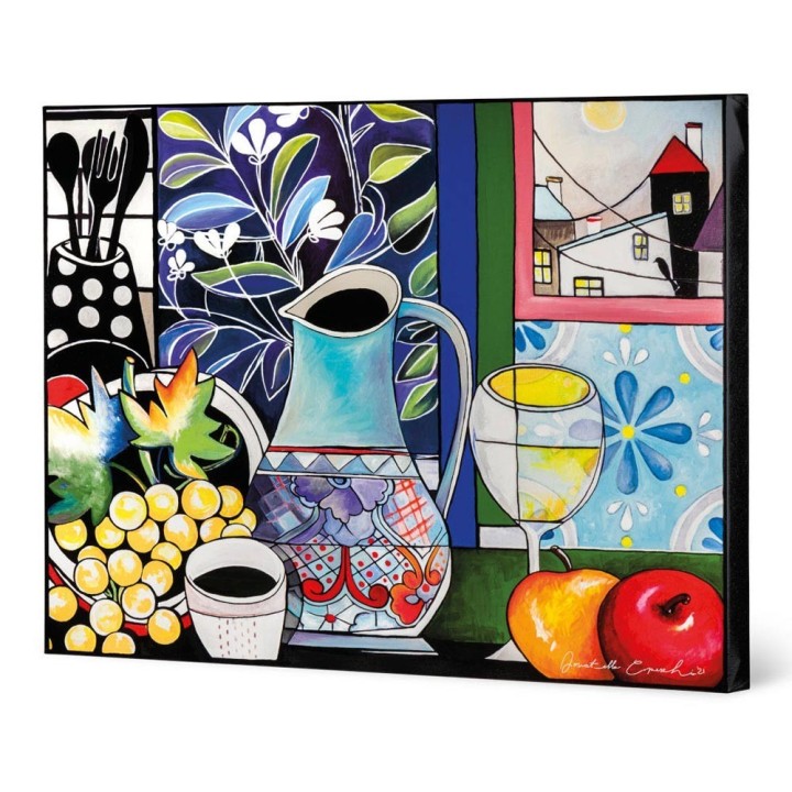 Egan Quadro Sopra al tavolo su tela 100 × 80 cm