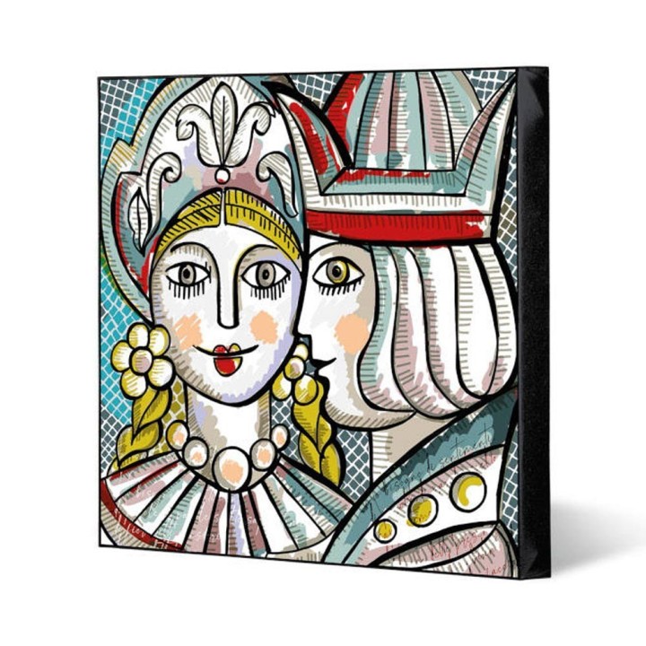 Egan Quadro Io e Te su tela 50 × 50 cm