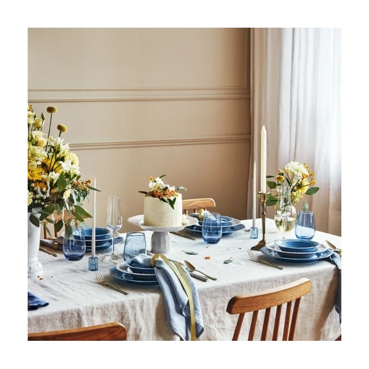 Rosenthal Set di 6 piatti piani Maria Dream Blue Ø 27,7 cm