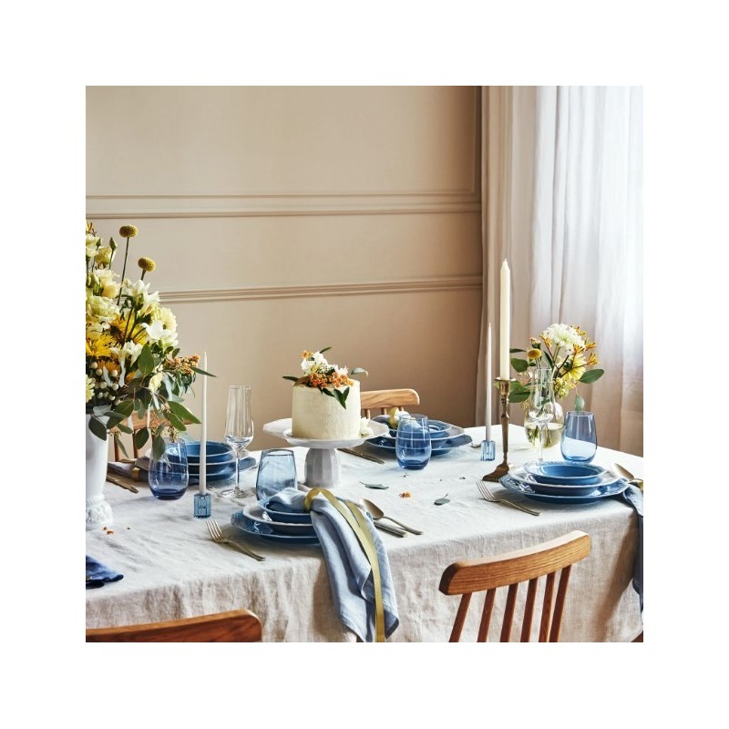 SET 6 PIATTI FONDI 23 CM MARIA DREAM BLUE