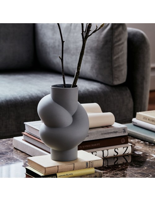 Rosenthal vaso da tavolo Node Lava grigio H25.5cm
