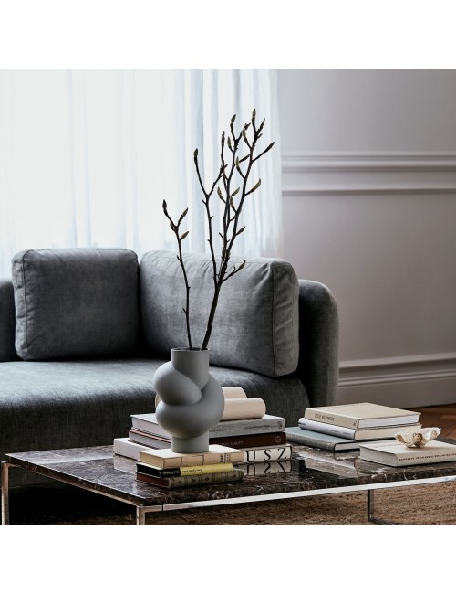 Rosenthal vaso da tavolo Node Lava grigio H25.5cm
