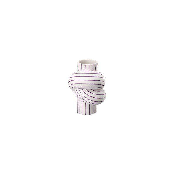 Rosenthal Vaso Node Stripes Plum 11,7 cm