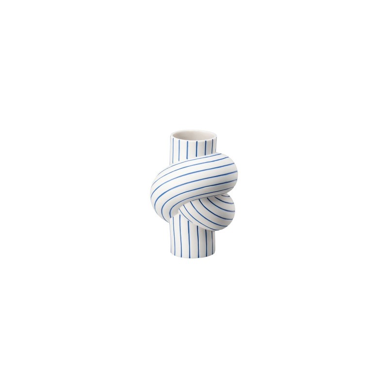 VASO 12 CM NODE STRIPES BLUEBERRY