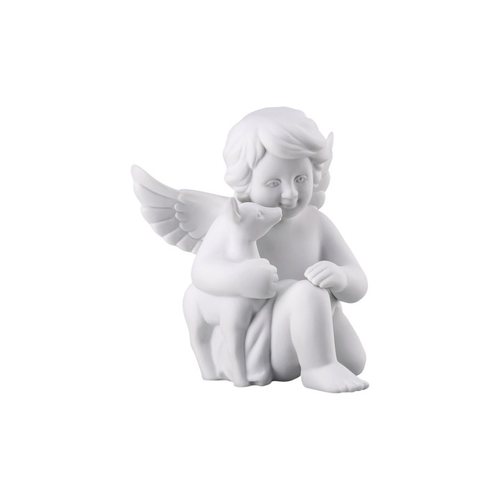 Rosenthal Angelo con Bambi medio porcellana alto 10 cm