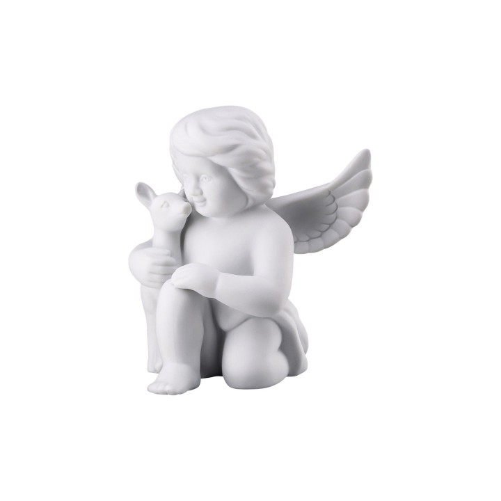 Rosenthal Angelo con Bambi medio porcellana alto 10 cm