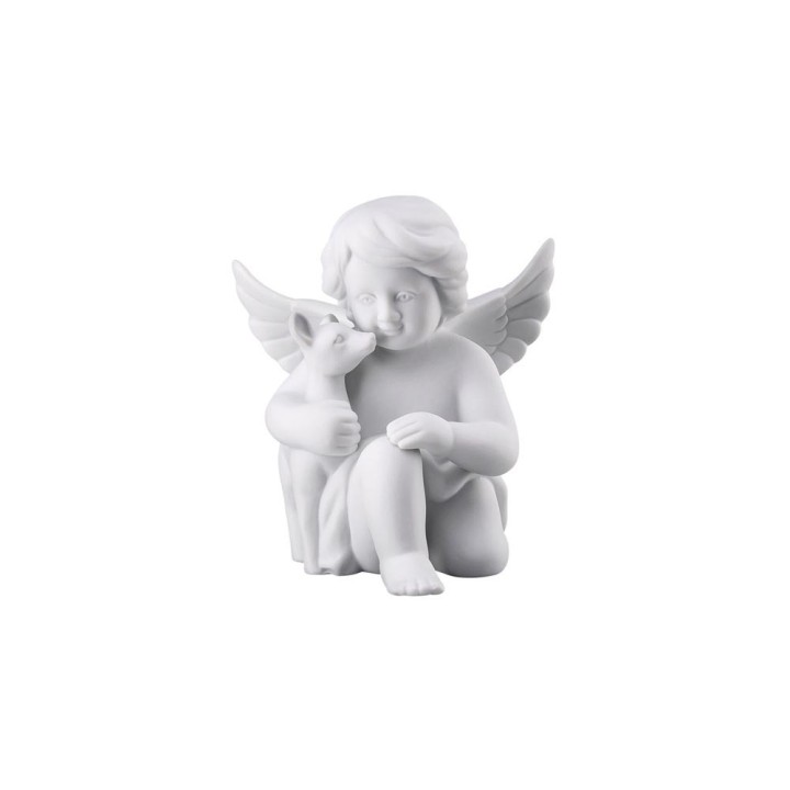 Rosenthal Angelo con Bambi medio porcellana alto 10 cm