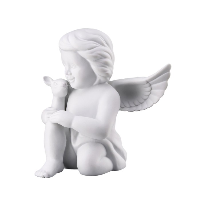 Rosenthal Angelo con Bambi grande porcellana alto 13,9 cm