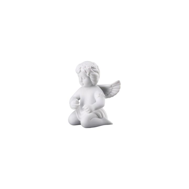 Rosenthal Angelo con corona di fiori piccolo alto 6,3 cm