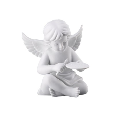 Rosenthal statuetta Angelo con Tavolozza bianco grande H14cm