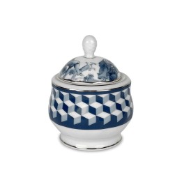 Baci Milano Zuccheriera Versailles in porcellana alta 12 cm