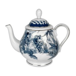 Baci Milano Teiera Versailles in porcellana alta 19,5 cm