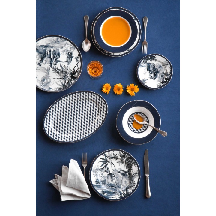 Baci Milano Set di 6 piatti fondi Versailles Ø 21 cm