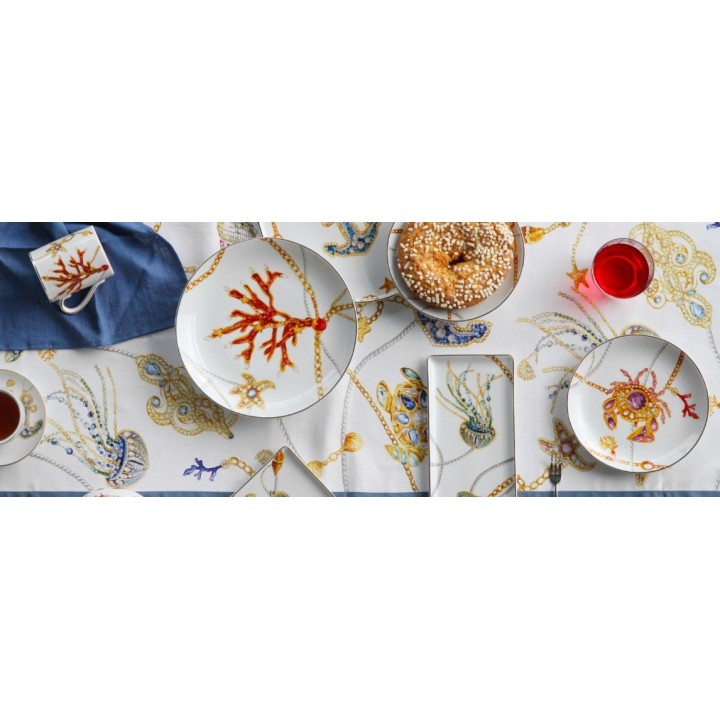 Baci Milano Set di 6 piatti da frutta Portofino Ø 21 cm