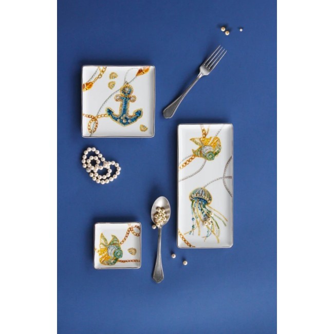 VASSOIO GOURMET QUADRO 11X11 - PORTOFINO