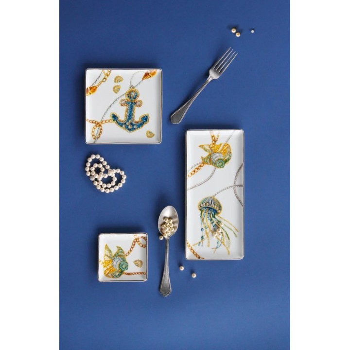 Baci Milano Vassoio gourmet Portofino 11 × 11 cm